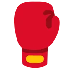 Boxing Glove emoji on Google