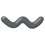 Emoji Guion ondulado en Google