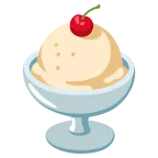 Ice Cream emoji on Google