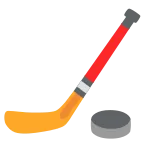 Emoji Hockey sobre hielo en Google