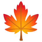 Maple Leaf emoji on Google