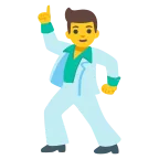 Emoji Hombre bailando en Google