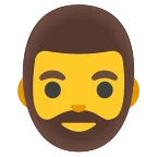Man: Beard emoji on Google