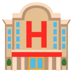 Emoji Hotel en Google