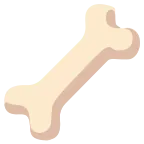 Bone emoji on Google
