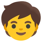Emoji Infante en Google