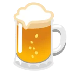 Emoji Jarra de cerveza en Google