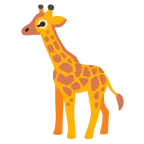Emoji Jirafa en Google