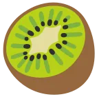Kiwi Fruit emoji on Google
