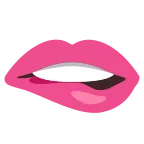 Biting Lip emoji on Google