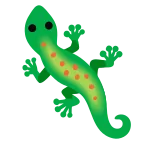 Lizard emoji on Google