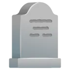 Emoji Lápida en Google
