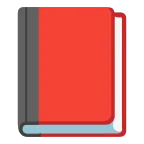 Emoji Libro cerrado en Google