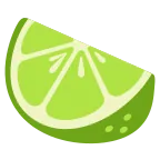 Emoji Lima en Google