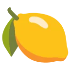 Emoji Limón en Google