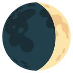 Emoji Luna creciente en Google
