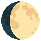 Waxing Gibbous Moon emoji on Google