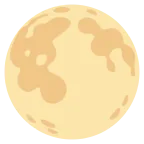 Emoji Luna llena en Google