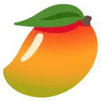 Emoji Mango en Google