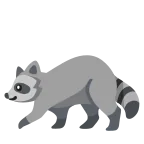 Emoji Mapache en Google