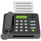 Fax Machine emoji on Google