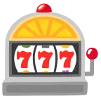 Slot Machine emoji on Google