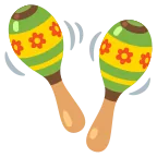 Emoji Maracas en Google