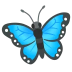 Emoji Mariposa en Google