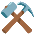 Emoji Martillo y pico en Google