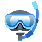 Diving Mask emoji on Google