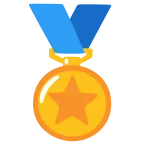 Emoji Medalla deportiva en Google