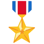 Military Medal emoji on Google