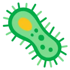 Emoji Microbio en Google