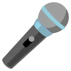 Emoji Micrófono en Google