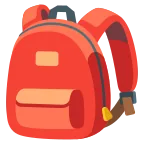 Backpack emoji on Google