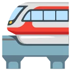 Monorail emoji on Google