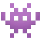 Emoji Monstruo alienígena en Google