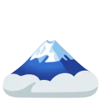 Emoji Monte Fuji en Google