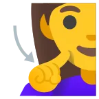 Emoji Mujer sorda en Google