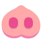 Emoji Nariz de cerdo en Google