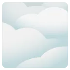 Fog emoji on Google