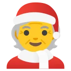 Mx Claus emoji on Google