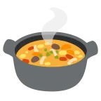 Pot of Food emoji on Google