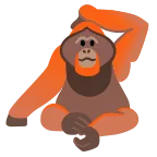 Emoji Orangután en Google
