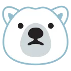 Emoji Oso polar en Google