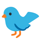 Bird emoji on Google