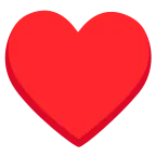 Emoji Palo de corazones en Android
