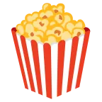 Popcorn emoji on Google