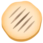Flatbread emoji on Google