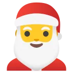 Emoji Papá Noel en Google